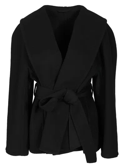 BALENCIAGA BALENCIAGA WOMEN SHORT WRAP COAT