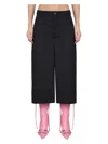 Balenciaga Shorts Loose In Black