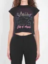Balenciaga City Of Angels Graphic-print T-shirt In Black