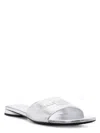 Balenciaga Flat Shoes Light And Natural In Silver