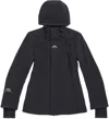 Balenciaga Women 3b Sports Icon Ski Hourglass Parka In Black