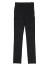 Balenciaga Slim Fit Denim Trousers Pockets Belt Loops In Black