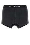 Balenciaga Women Slate Stretch Cotton Mini Skirt