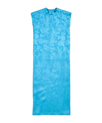 Balenciaga Women's Sleeveless Mini Dress In Sky Blue