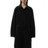 Balenciaga Denim Jacket With Chest And Lateral Pockets In Black