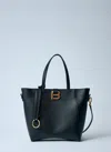 Balenciaga Women Small Hourglass Soft Tote Bag In Black
