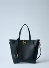 Balenciaga Women Small Hourglass Soft Tote Bag In Black