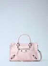 Balenciaga Women Small Le City Handbag In Pink