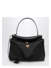 Balenciaga Top Handle Shoulder Bag With Detachable Strap In Black