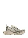 Balenciaga Multicolor Mesh And Rubber 3xl Sneakers In Gray