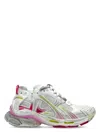 Balenciaga Sneaker Runner White Pink Yellow Fluo In Whtpkgrfye