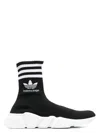 Balenciaga X Adidas Speed High-top Sneakers In Black