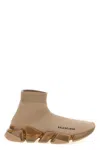 Balenciaga Speed 20 Full Clear Sole Sneakers In White