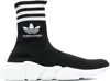 Balenciaga X Adidas Speed High-top Sneakers In Black