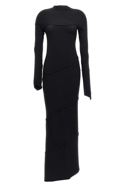 Balenciaga Spiral Dresses Black
