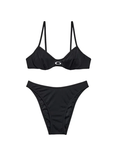 Balenciaga Women's Sporty Bikini Set In Black