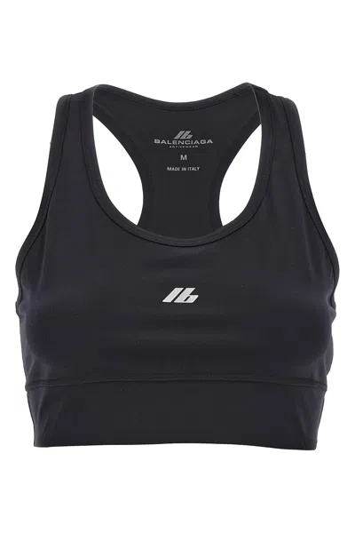 BALENCIAGA BALENCIAGA WOMEN SPORTY REFLECTIVE LOGO TOP