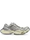 Balenciaga Multicolor Synthetic Leather And Mesh Stapler Sneakers In Multi