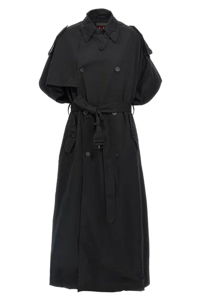 Balenciaga Stole Trench Coat Coats And Trench Coats Black