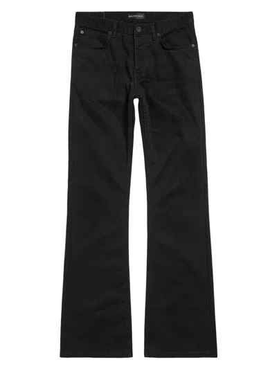 Balenciaga Women's Straight Fit Jeans In Black