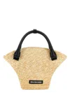 Balenciaga Women's Straw Mini Beach Handbag