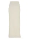 Balenciaga White Stretch Bouclã¨ Skirt
