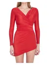 Balenciaga Red Stretch Jersey Mini Dress