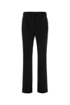 Balenciaga Wool Elastane Trousers In Black