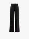 Balenciaga Flared Leg Jeans With Pockets And Loops In Black