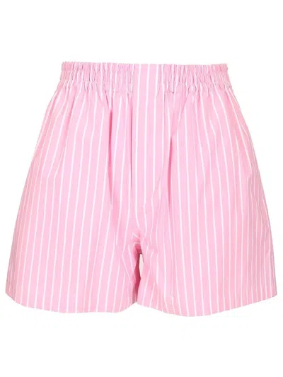 BALENCIAGA BALENCIAGA WOMEN STRIPED COTTON POPLIN BOXERS