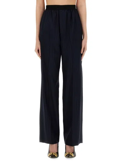 BALENCIAGA BALENCIAGA WOMEN STRIPED PANTS WITH ELASTIC
