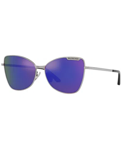 Balenciaga Women's Sunglasses, Bb0278s In Silver