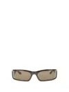 Balenciaga Women Sunglasses Sunset Rectangle Bb In Brown