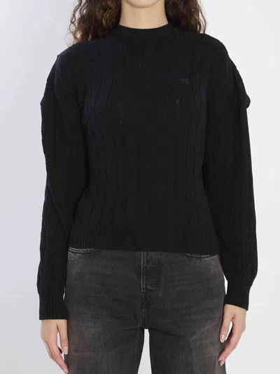 BALENCIAGA BALENCIAGA WOMEN SWEATER WITH LOGO
