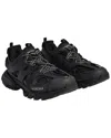 Balenciaga Black Mesh And Rubber Track Sneakers