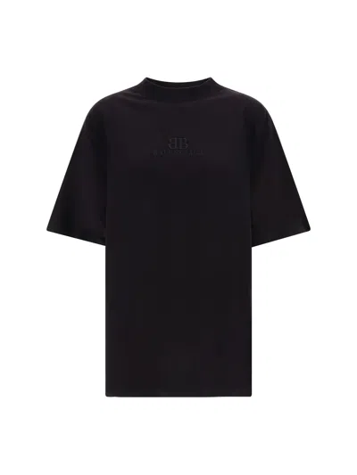 Balenciaga Women T-shirt In Black