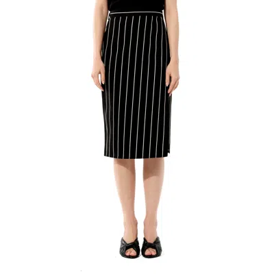 Balenciaga Women's Tablier Skirt In Black/white