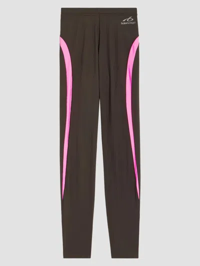 Balenciaga Women's Techwear Leggings In Brown