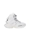 Balenciaga Women's Track Fabric Sneakers White In White