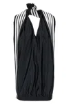 Balenciaga Sporty Dress With Elastic Hem And Halter Neck In Black