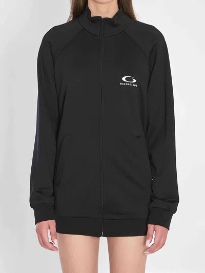 BALENCIAGA BALENCIAGA WOMEN TRACKSUIT DRESS WITH CUT-OUT
