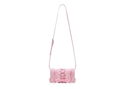 Pre-owned Balenciaga Women's Trainershead Phone Holder With Strap In Pink