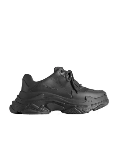 Balenciaga Women's Triple S Mold Trainers In Black