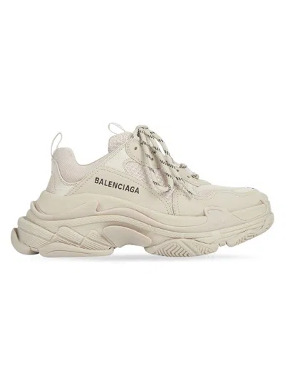 Balenciaga Triple S Chunky Sneakers In Neutral