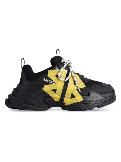 Balenciaga Triple S Tape Type Lace-up Sneakers In Multi