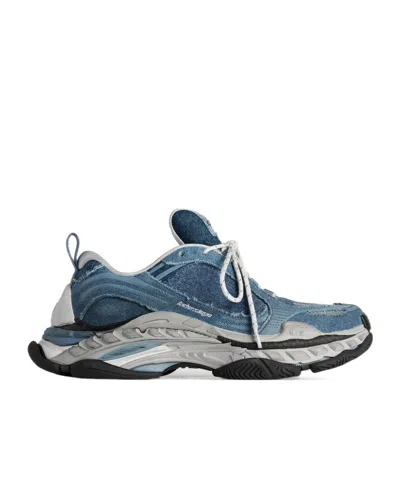 Balenciaga Women's Triple S.2 Denim Sneaker In Blue