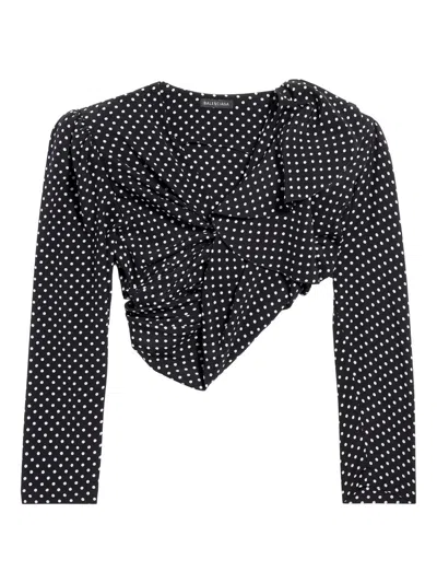 Balenciaga Women's Tucked-in Blouse In Black