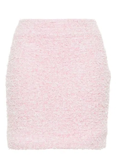 BALENCIAGA WOMEN'S TWEED MID-RISE SKIRT