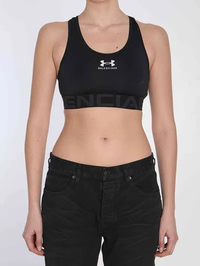 Balenciaga Women Under Armour Collaboration Top In Black
