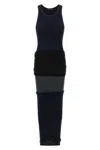 Balenciaga Black Upside Down Dress In Black